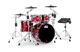 DW - DWE-DRUM AKOESTISCH ELEKTRISCH SET 5PC. BLACK CHERRY METALI